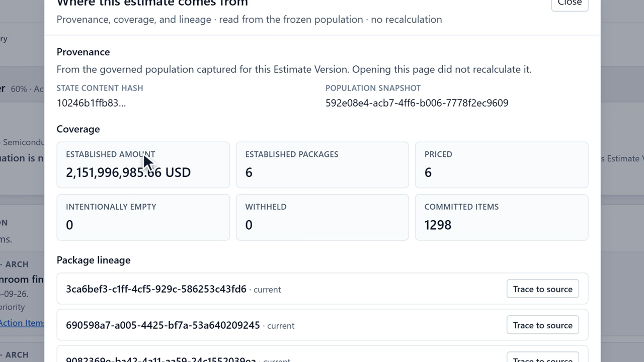 Jakten Assurance tutorial 1: the Assurance workspace and Command Center for a fictional semiconductor fab project