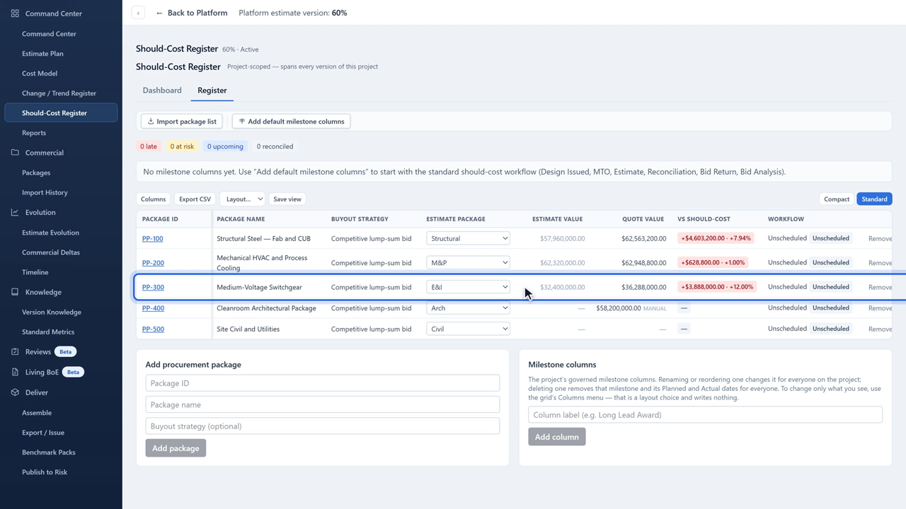 Jakten Assurance tutorial 6: Hold quotes to should-cost